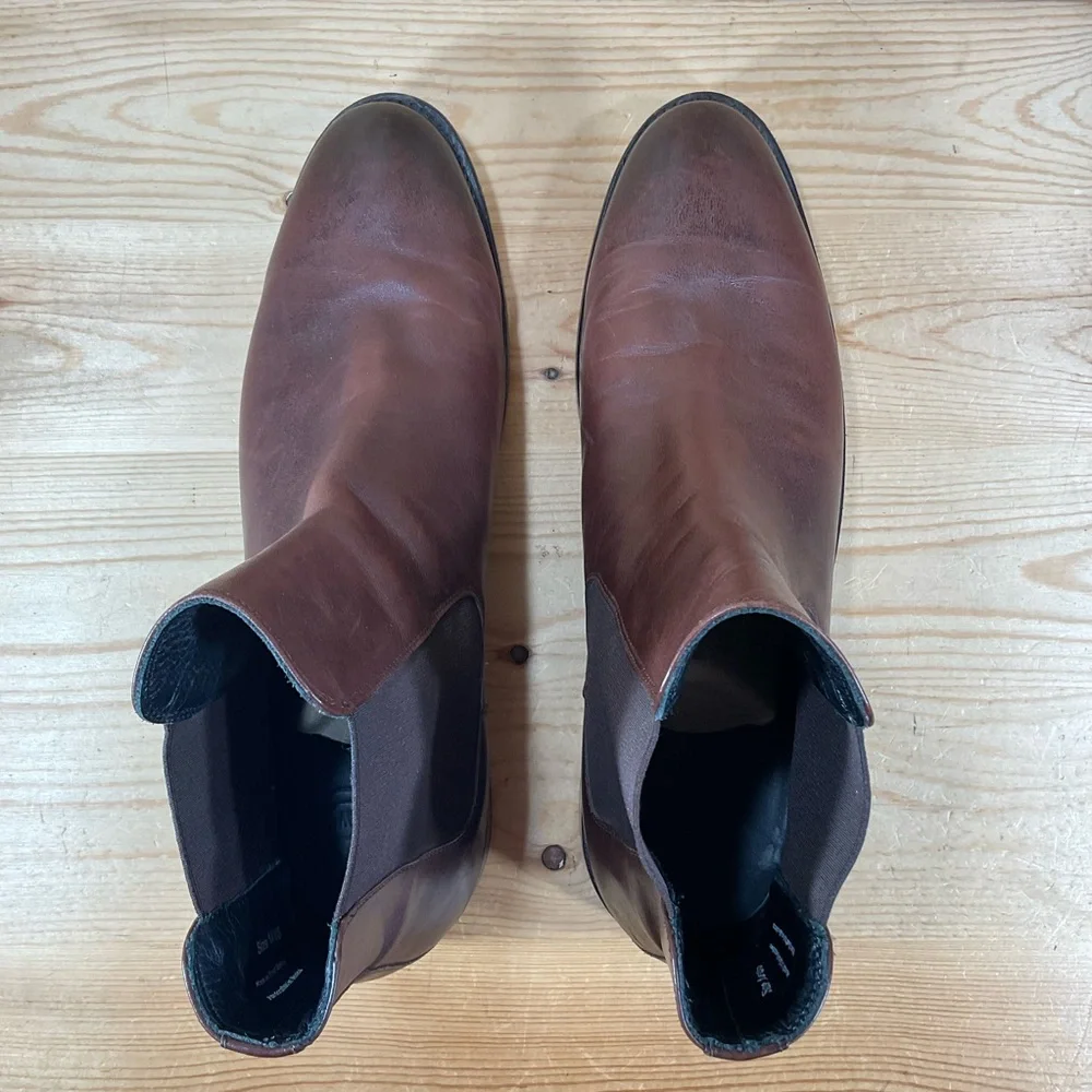 Thursday Boot Co. Cavalier Chelsea Boots Men’s 14 Dark Brown Mahogany Leather